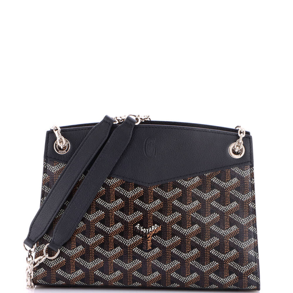 Goyard Mini Structured Rouette Chain Shoulder Bag Coated Canvas